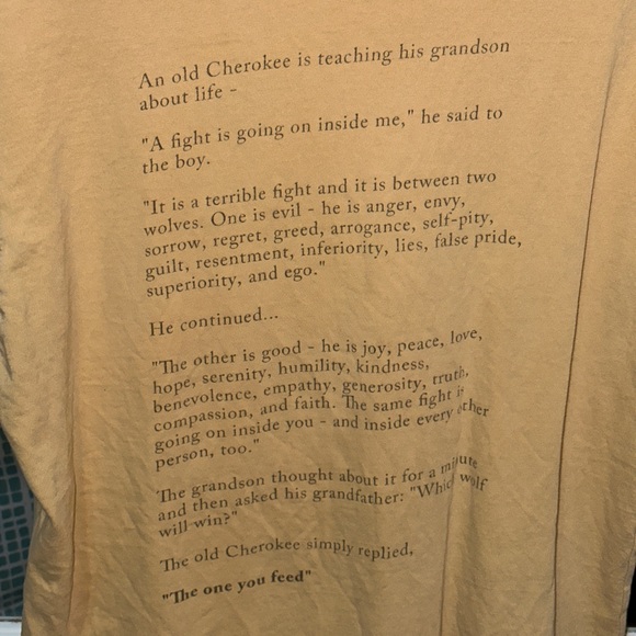 Good Wolf t-shirt medium size no tag - Picture 3 of 3